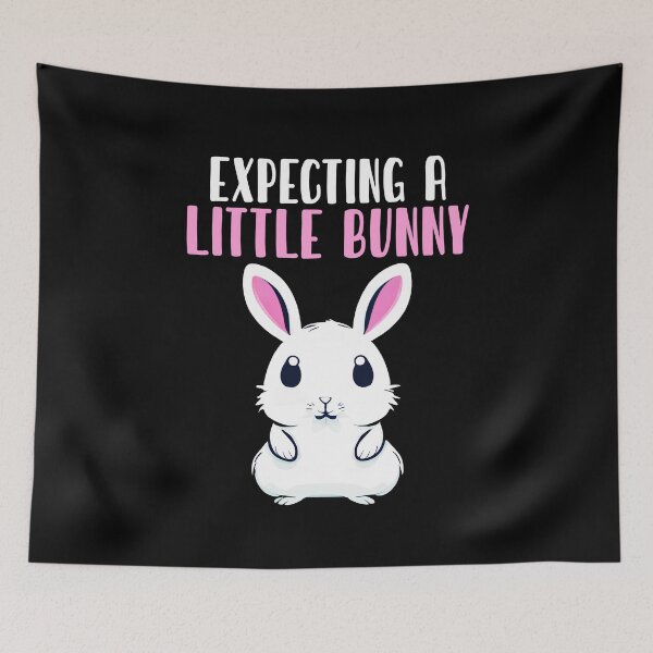 Item preview, Easter pregnancy announcement expecting a little bunny baby Gift designed and sold by TMelonShop.
