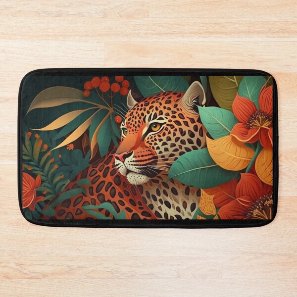 Item preview, Jaguar in tropical forest designed and sold by AstraNovaStudio.