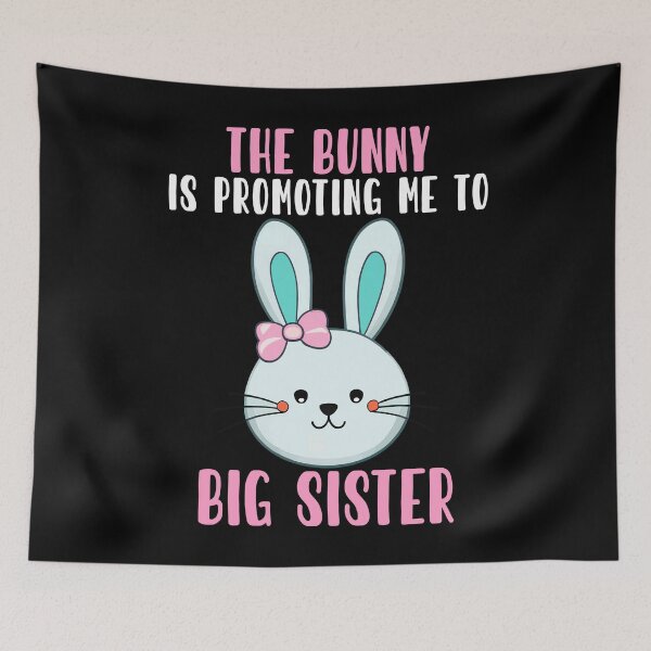 Item preview, Easter pregnant mom the bunny is promoting me to big sister Gift designed and sold by TMelonShop.