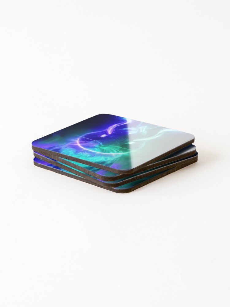 Thumbnail 4 of 5, Coasters (Set of 4), Arcane Rabbit designed and sold by AtelierKytsune.