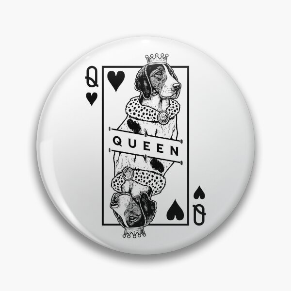 Item preview, Treeing Walker Coonhound Queen Of Hearts Funny TWC Dog Lover designed and sold by GrandeDuc.