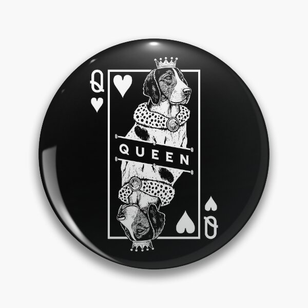 Item preview, Treeing Walker Coonhound Queen Of Hearts Funny TWC Dog Lover designed and sold by GrandeDuc.