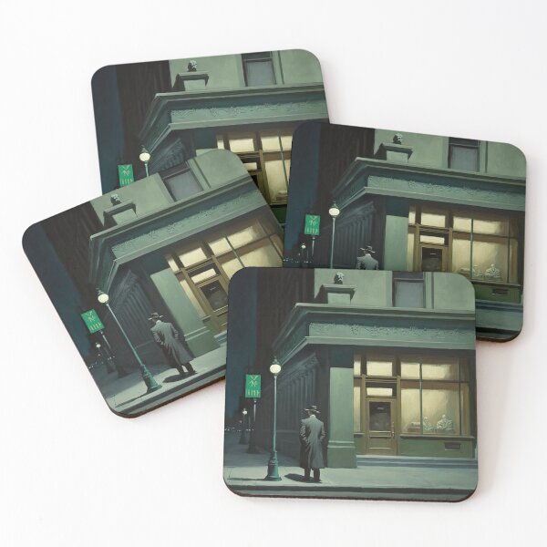Item preview, The man on night street, vintage designed and sold by Lonesomefolk.