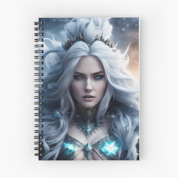 Item preview, A snow witch with white hair. designed and sold by Maniock.