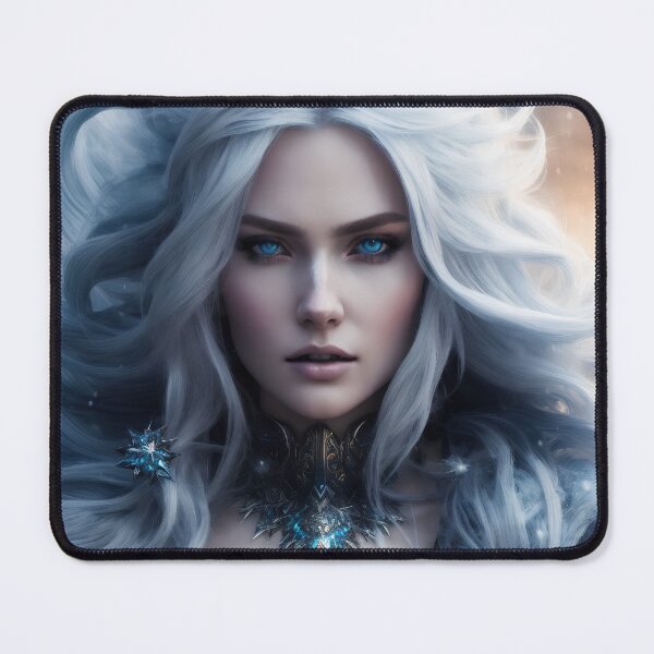 Item preview, A snow witch with white hair. designed and sold by Maniock.