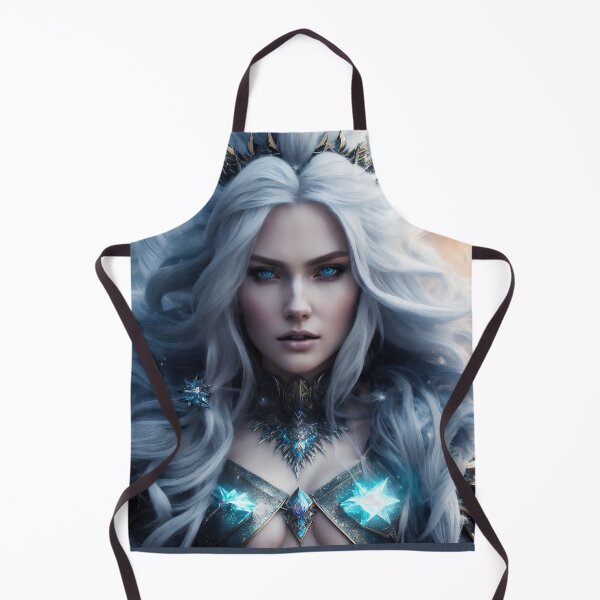 Item preview, A snow witch with white hair. designed and sold by Maniock.