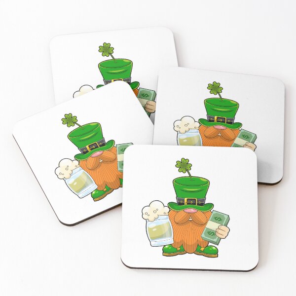 Item preview, St. Patrick's Day Irish Gnome Cartoon Character designed and sold by HitToon.