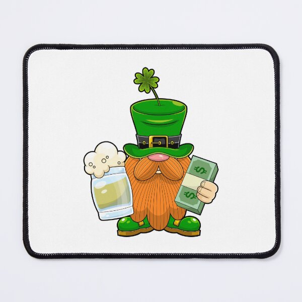 Item preview, St. Patrick's Day Irish Gnome Cartoon Character designed and sold by HitToon.