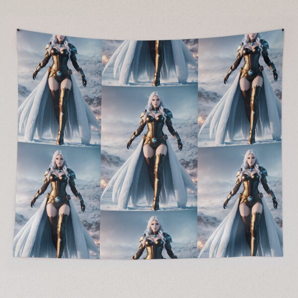 Item preview, Ice queen with white hair. designed and sold by Maniock.
