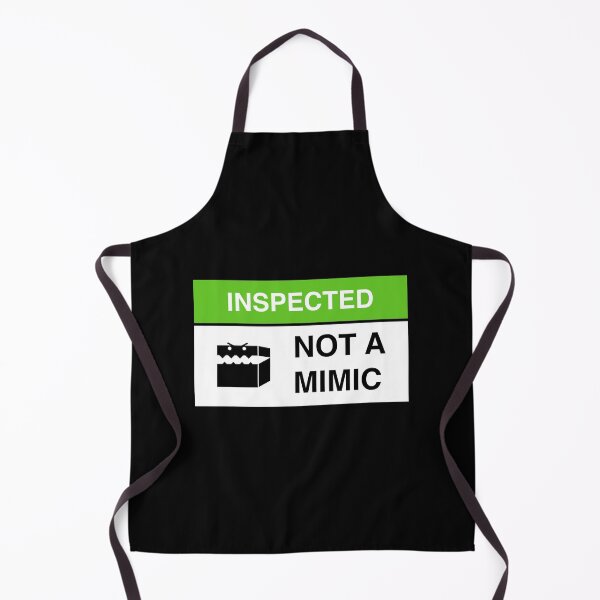 Item preview, Inspected Not a Mimic Funny Sign designed and sold by pixeptional.