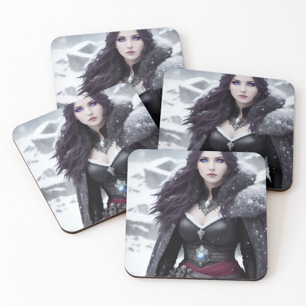 Item preview, Fairy tale ice queen wearing fur. designed and sold by Maniock.