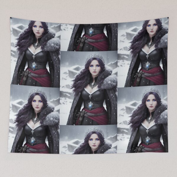 Item preview, Fairy tale ice queen wearing fur. designed and sold by Maniock.