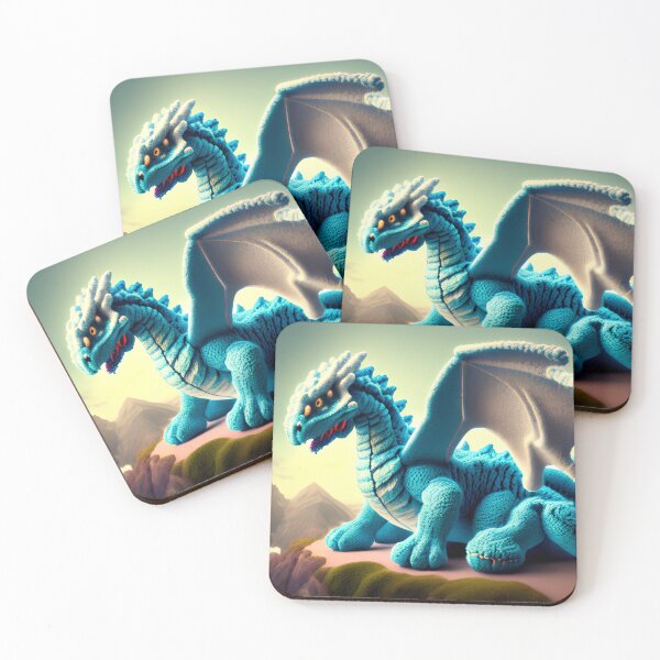 Item preview, Cute Wool Art Dragon 5 of 20 Designs designed and sold by LuckDragonGifts.