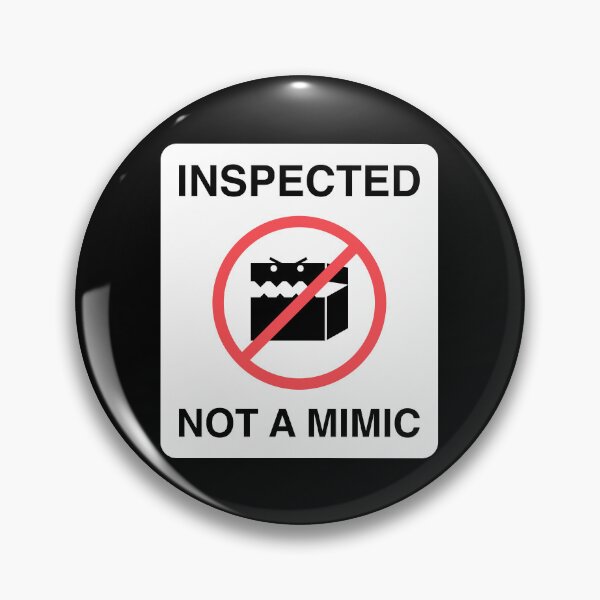 Item preview, Funny Not a Mimic Sign Tableto RPG designed and sold by pixeptional.