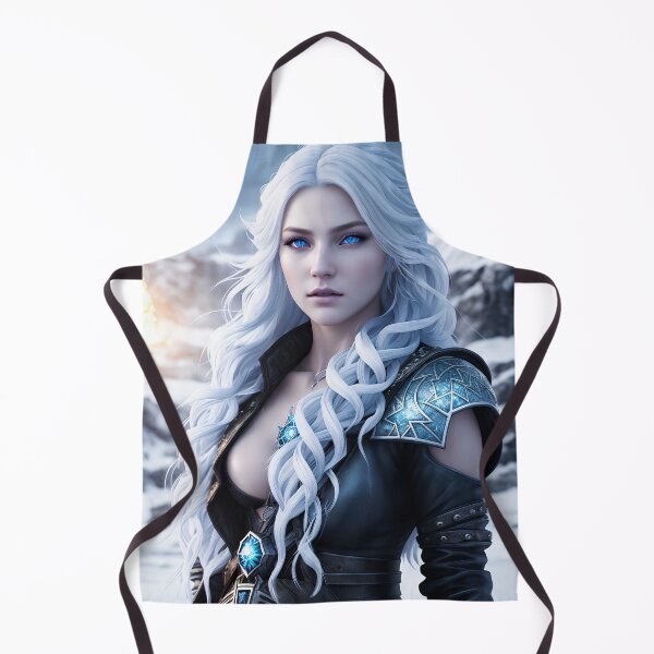 Item preview, Ice queen with white hair and blue eyes. designed and sold by Maniock.