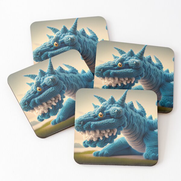 Item preview, Cute Wool Art Dragon 4 of 20 Designs designed and sold by LuckDragonGifts.