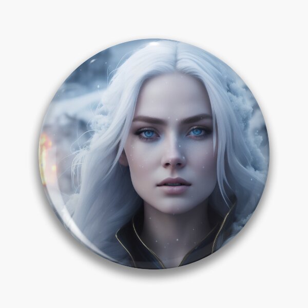 Item preview, Ice sorceress with white hair. designed and sold by Maniock.