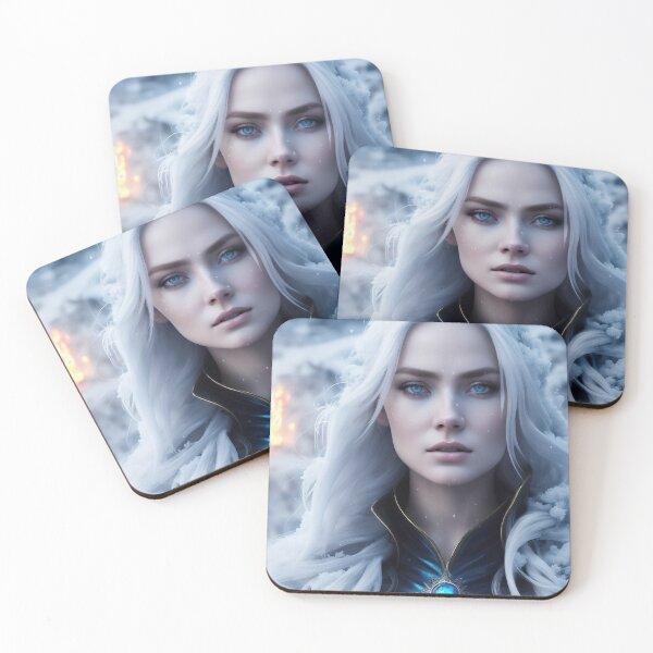 Item preview, Ice sorceress with white hair. designed and sold by Maniock.