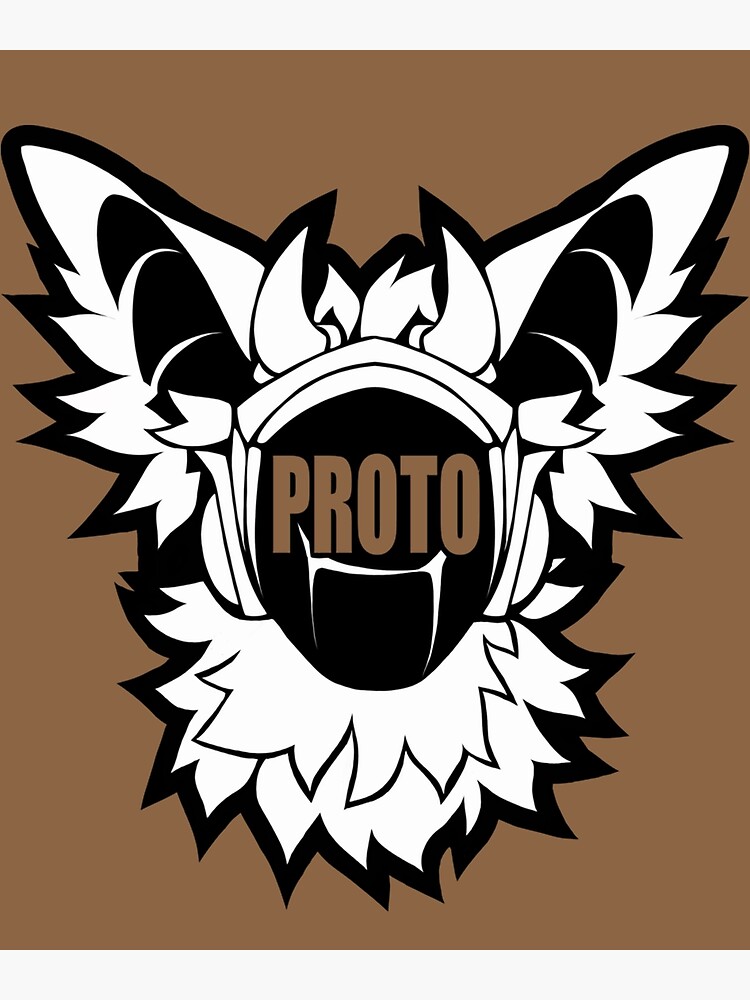 Protogen Head Sticker for Sale by ChetLarkin