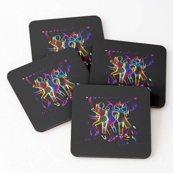 Item preview, 70's 80's 90's Retro Neon Disco Dancers Clubbers Boogie Party #8 designed and sold by Tellingmoon.