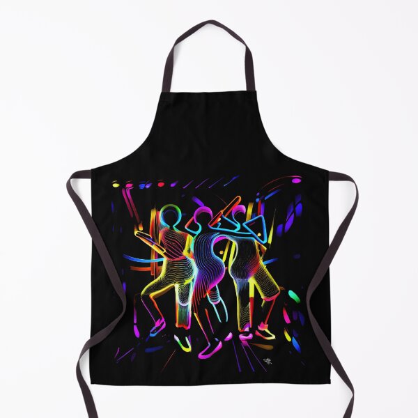 Item preview, 70's 80's 90's Retro Neon Disco Dancers Clubbers Boogie Party #8 designed and sold by Tellingmoon.