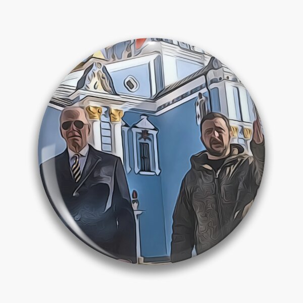 Item preview, Biden and Zelenskyy #ukraine USS stands with Ukraine designed and sold by Trellnor.