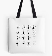 Black cats collection Tote Bag