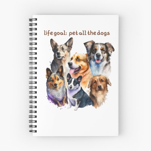 Item preview, life goal pet all the dogs designed and sold by printiesart.