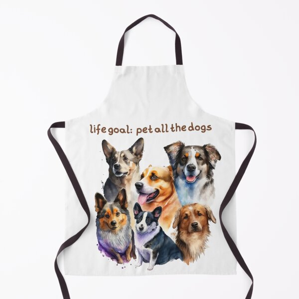 Item preview, life goal pet all the dogs designed and sold by printiesart.