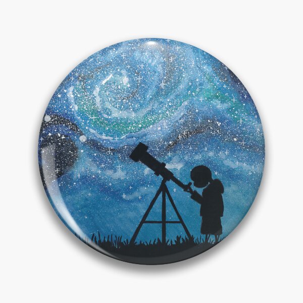 Item preview, Observing the Universe ~ Watercolor Painting designed and sold by aurin.