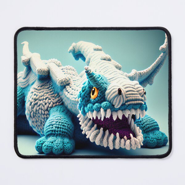Item preview, Cute Wool Art Dragon 2 of 20 Designs designed and sold by LuckDragonGifts.