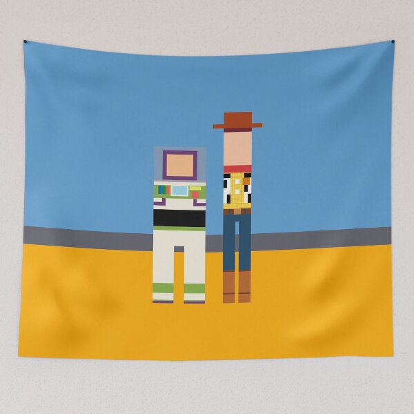 Item preview, Space Ranger and Cowboy Minimal Block Design designed and sold by Graham Baitson.