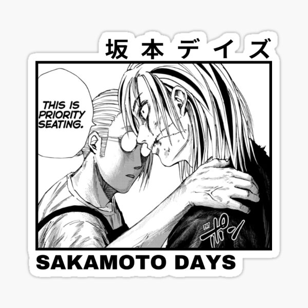 Sakamoto Days manga Sticker for Sale by Anime-Chibi