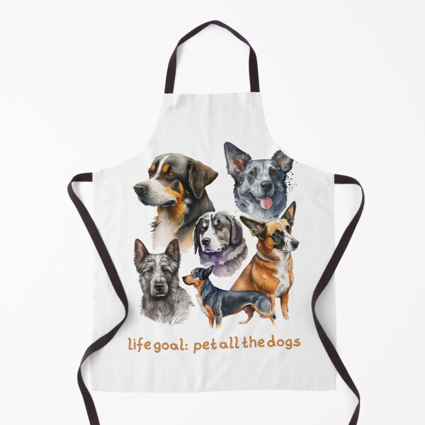 Item preview, life goal pet all the dogs designed and sold by printiesart.