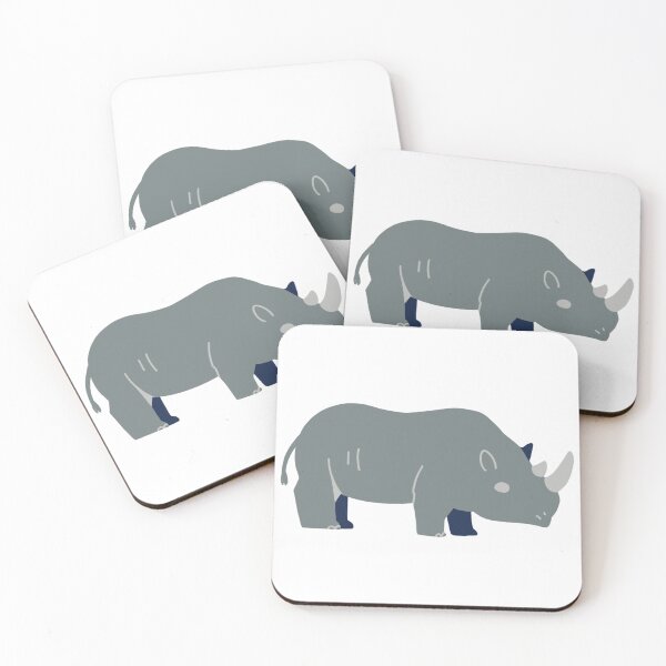 Item preview, One Horned Rhino designed and sold by barkandwooffle.
