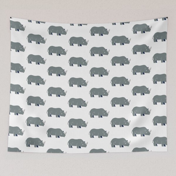 Item preview, One Horned Rhino designed and sold by barkandwooffle.