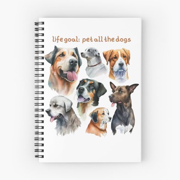 Item preview, life goal pet all the dogs designed and sold by printiesart.