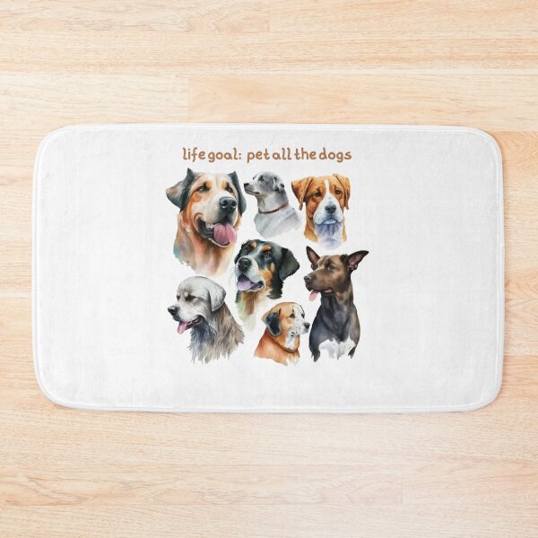 Item preview, life goal pet all the dogs designed and sold by printiesart.