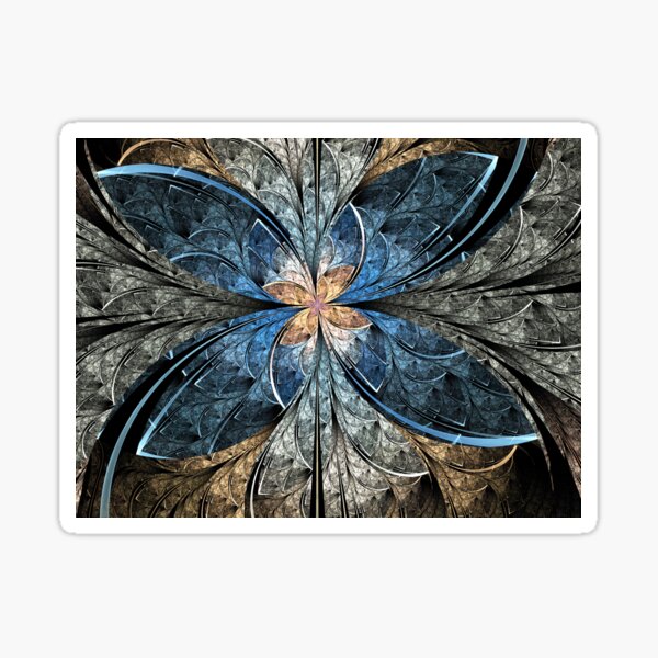 Elliptic Butterfly Sticker