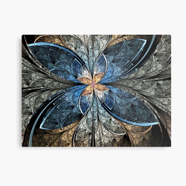 Elliptic Butterfly Metal Print