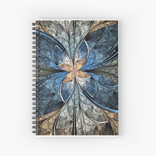 Elliptic Butterfly Spiral Notebook