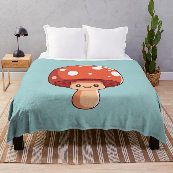 Item preview, Happy Blushing Mushroom designed and sold by RoboRaphael.