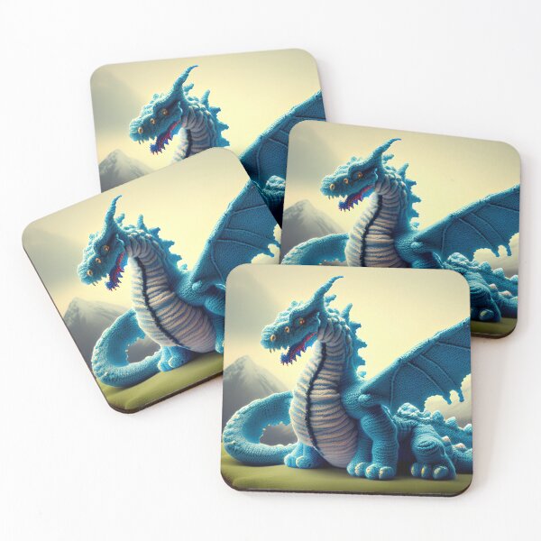 Item preview, Cute Wool Art Dragon 1 of 20 Designs designed and sold by LuckDragonGifts.
