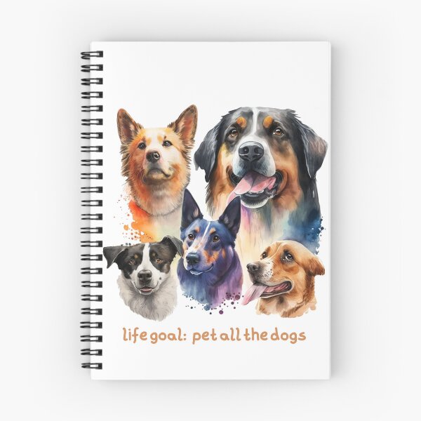 Item preview, life goal pet all the dogs designed and sold by printiesart.