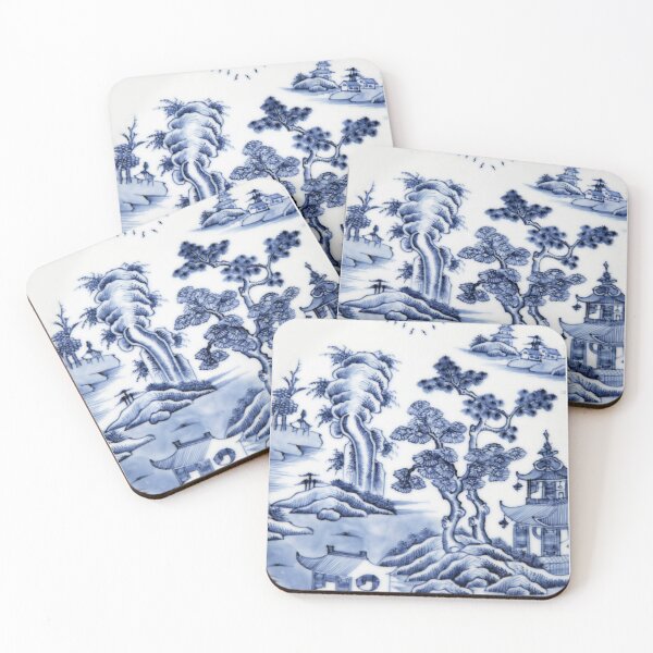 Item preview, antique willow ware china pottery delft designed and sold by Izoberu.