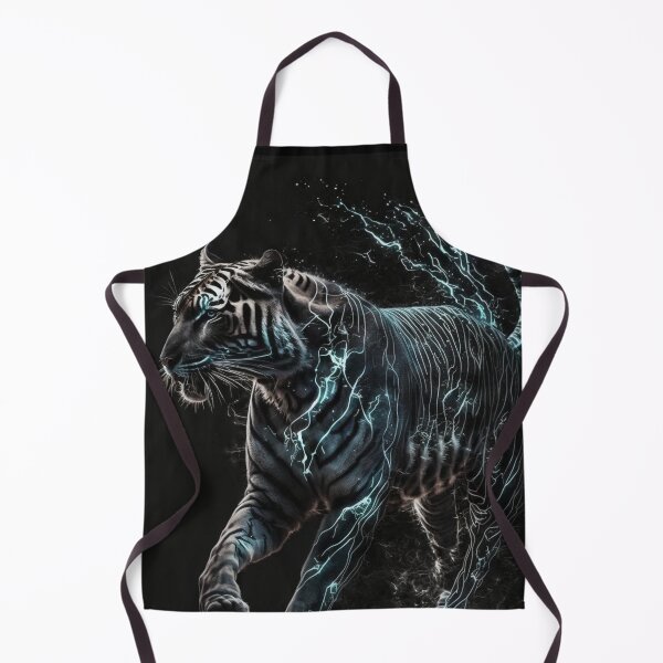 Item preview, ghost magical guardian Tiger lighting myth designed and sold by AstraNovaStudio.