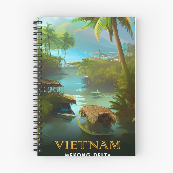 Item preview, Vietnam travel poster Ai art designed and sold by Arctic frame studio.