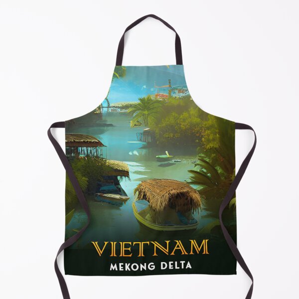 Item preview, Vietnam travel poster Ai art designed and sold by Arctic frame studio.