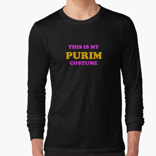 Item preview, THIS IS MY PURIM COSTUME funny Jewish holiday Hebrew humor designed and sold by Inspirationmotivation.