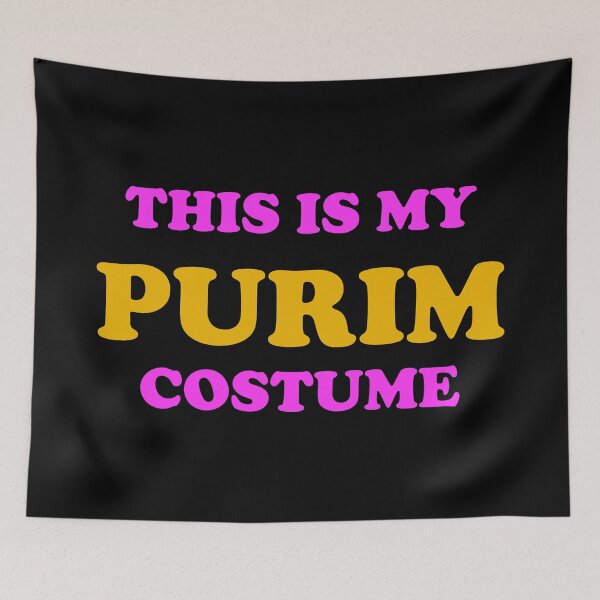 Item preview, THIS IS MY PURIM COSTUME funny Jewish holiday Hebrew humor designed and sold by Inspirationmotivation.